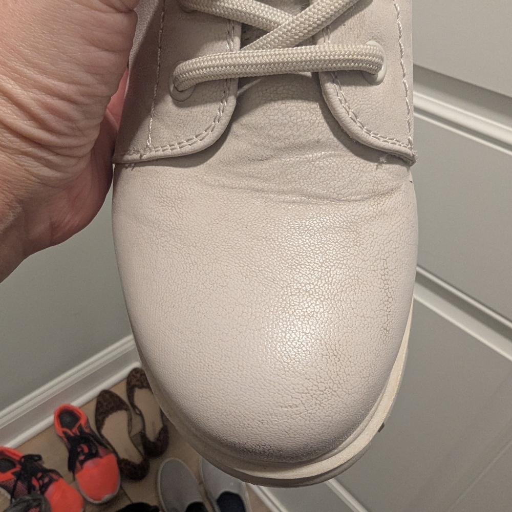 MIA Women's Cream Lace-Up Combat Boots - Picture 5 of 7